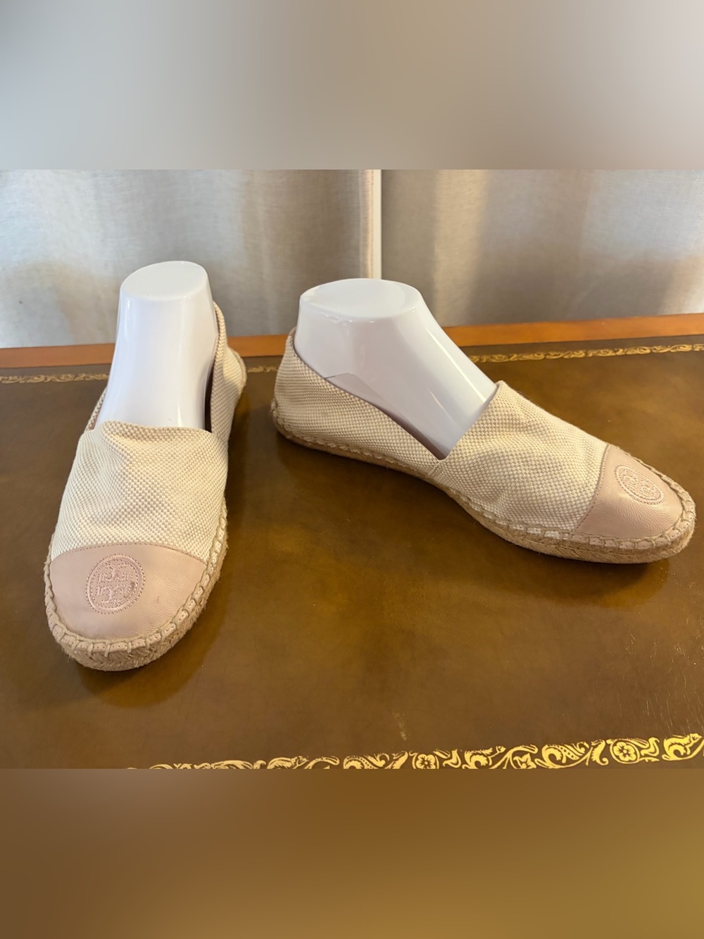 Tory Burch Canvas Espadrille Slip-Ons in Cream - Women